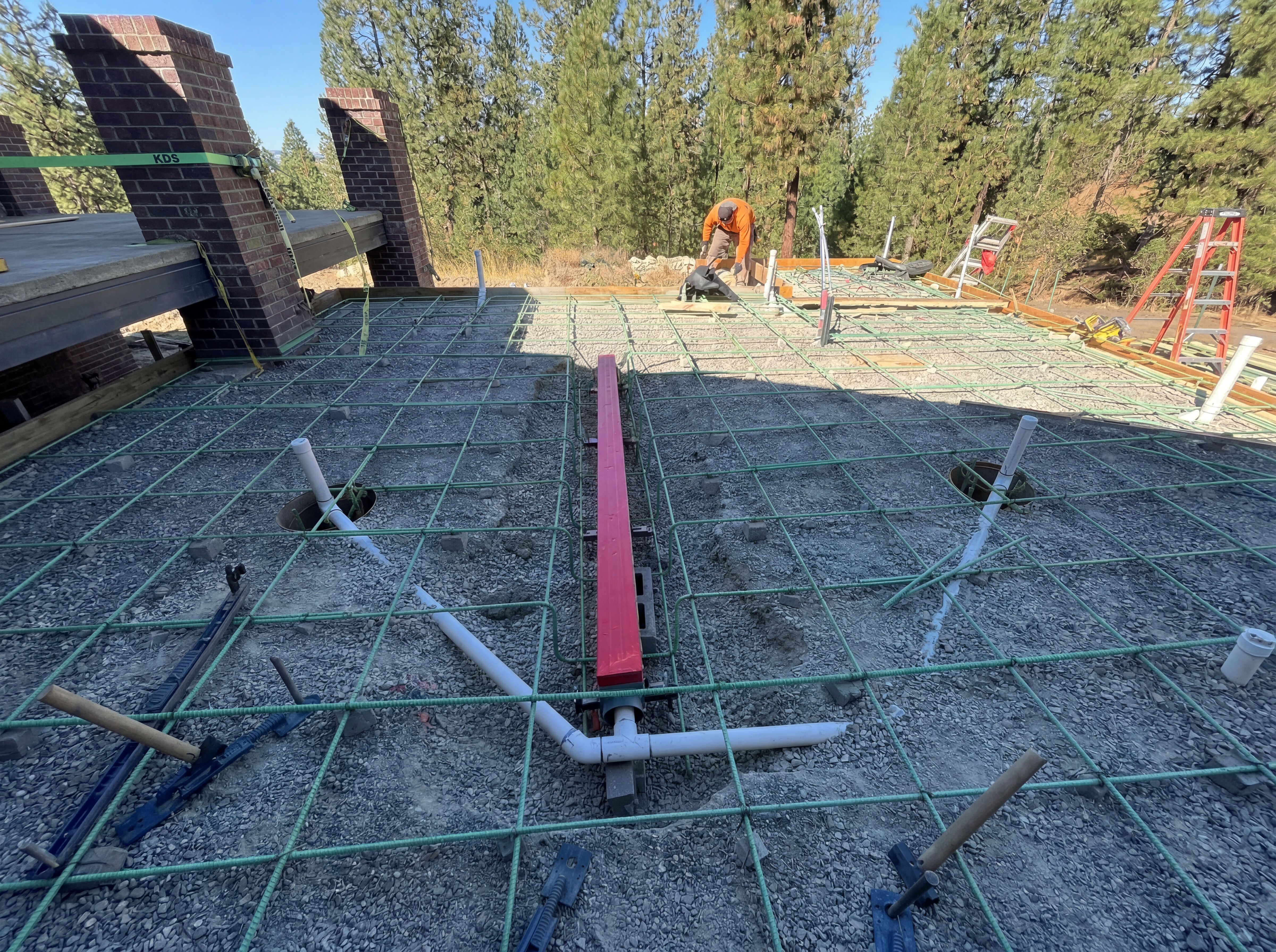 Hardscaping area